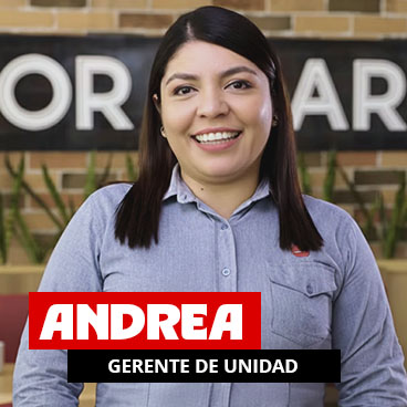 Andrea - Gerente de Unidad
